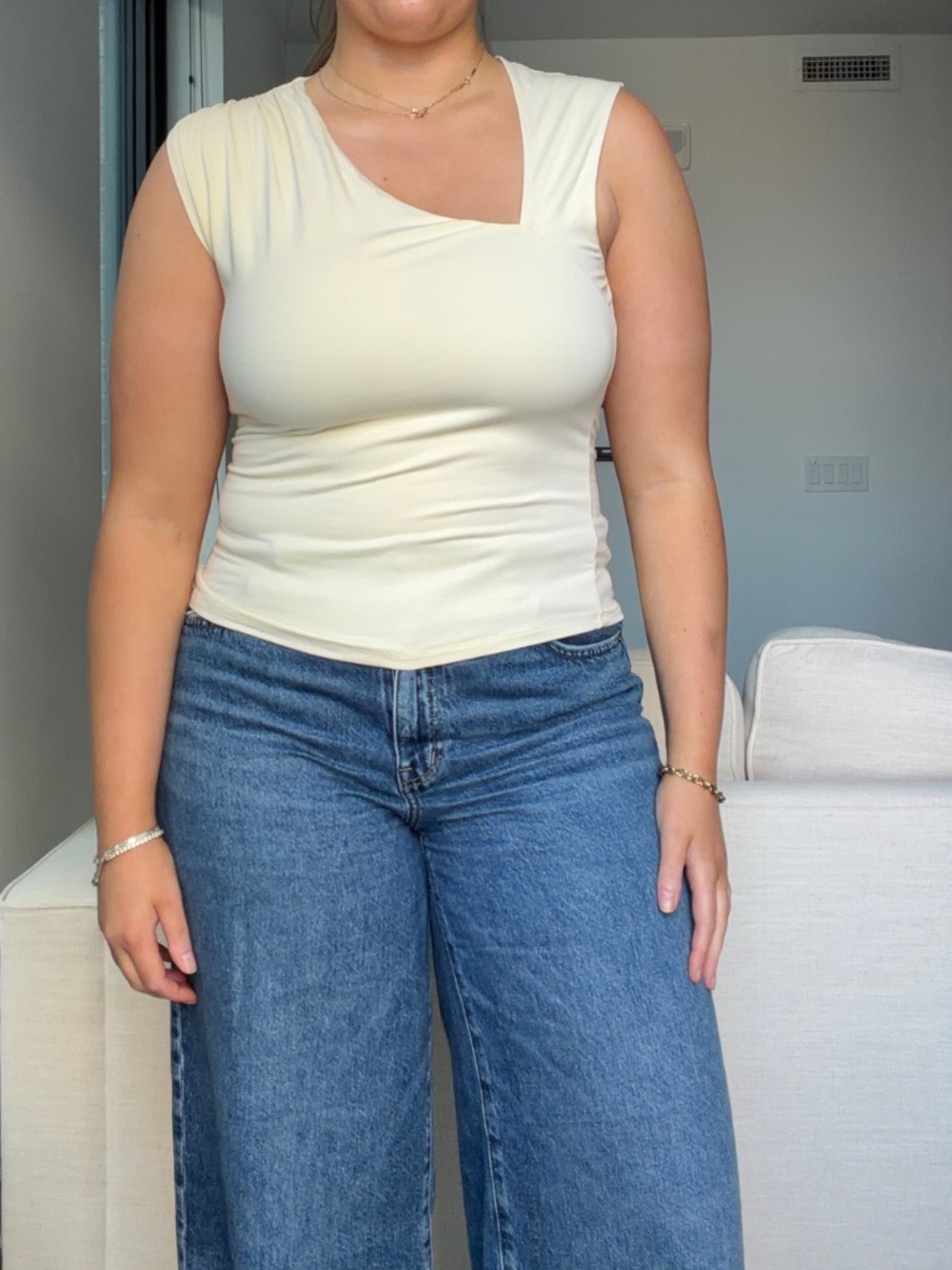 Abercrombie The A&F Paloma Top Asymmetrical
